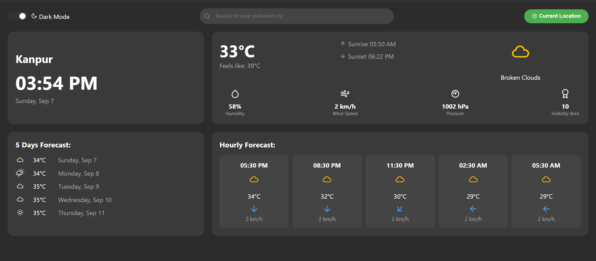 Weather Management System